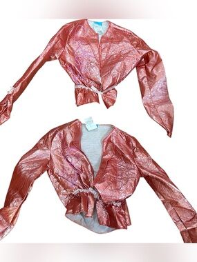 Vintage Disney Hannah Montana Popstar Costume Jacket Top Lot of 2 Girls Size 7-8